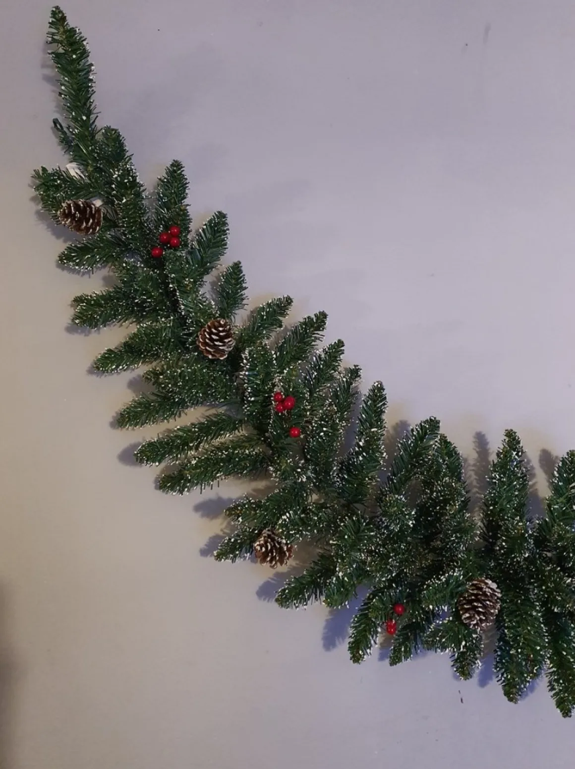 Black Box Trees - Creston Swag Groen Met Bessen,Deneenappels Tips 144 L180X D25Cm New