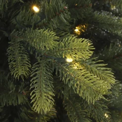 Black Box Kunstkerstbomen^ Trees Dayton Kunstkerstboom Met Led Verlichting - H120 X O81 Cm - Groen