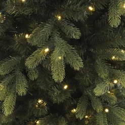 Black Box Kunstkerstbomen^ Trees Dayton Kunstkerstboom Met Led Verlichting - H120 X O81 Cm - Groen