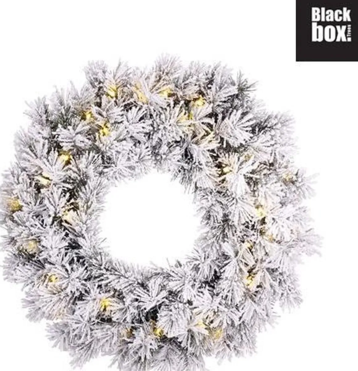 Black Box Trees - Dinsmore Krans Led B-O Groen - D45Cm Best