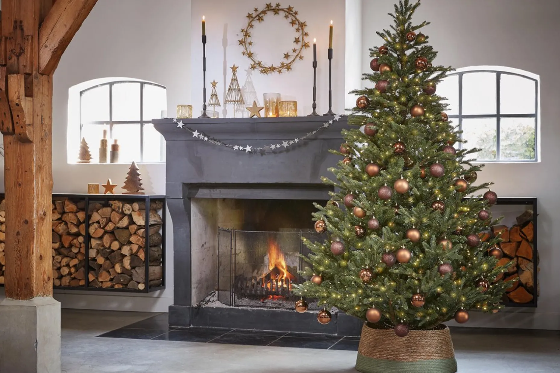 Black Box Kunstkerstbomen^ Trees Frasier Kunstkerstboom - H185 X O124 Cm - Groen