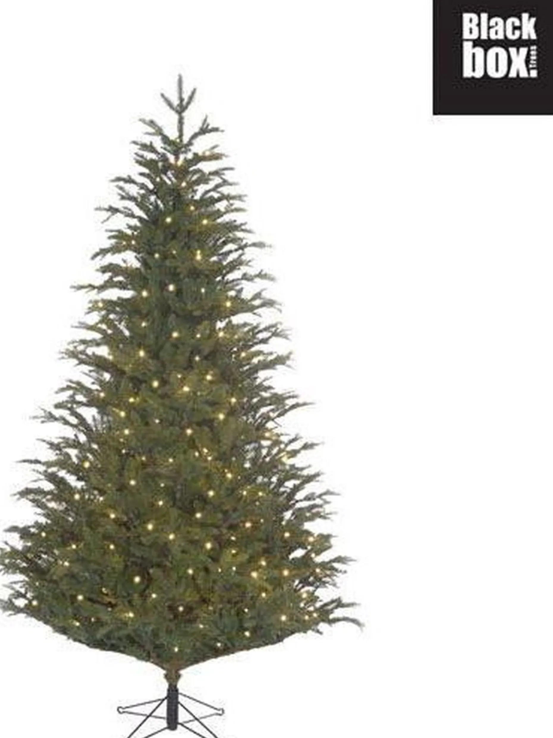 Black Box Kunstkerstbomen^ Trees Frasier Kunstkerstboom Met Led Verlichting - H215 Cm - Groen