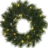 Black Box Trees Glendon Kerstkrans Met Led Verlichting - O60 Cm - Groen Online