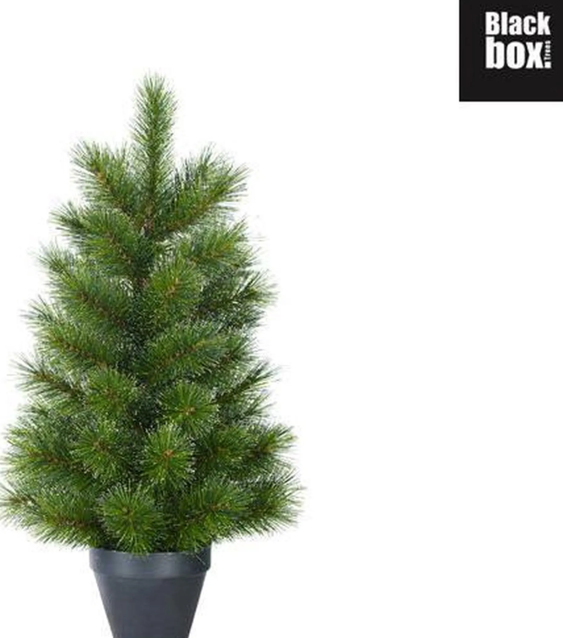 Black Box Kunstkerstbomen^ Trees Glendon Kunstkerstboom In Pot - H90 X O51 Cm - Groen