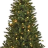 Black Box Kunstkerstbomen^ Trees Kingston Kunstkerstboom Met Led Verlichting - H155 X O86 Cm - Groen