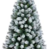 Black Box Kunstkerstbomen^ Trees Kingston Kunstkerstboom - H120 Cm - Frosted Green