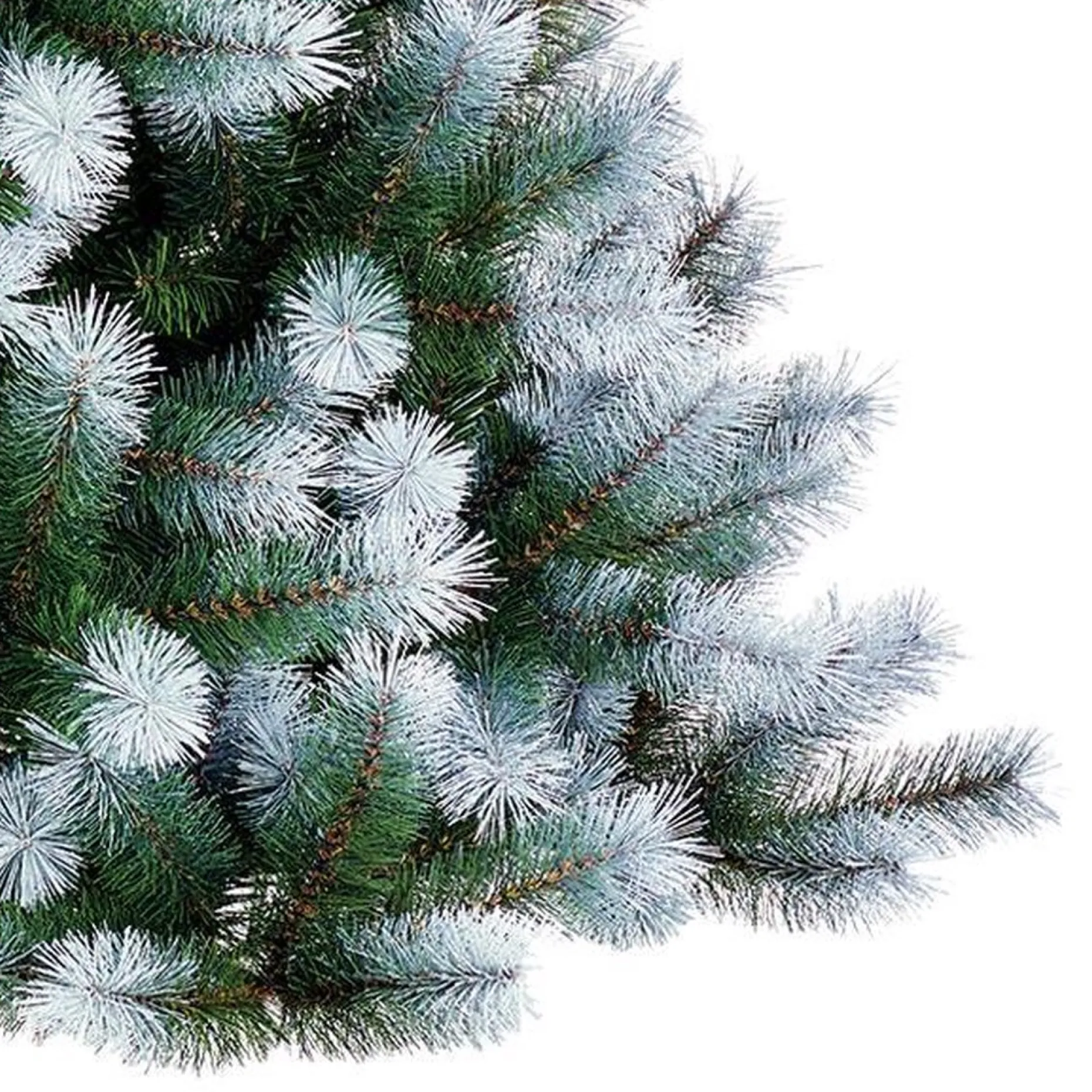 Black Box Kunstkerstbomen^ Trees Kingston Kunstkerstboom - H120 Cm - Frosted Green
