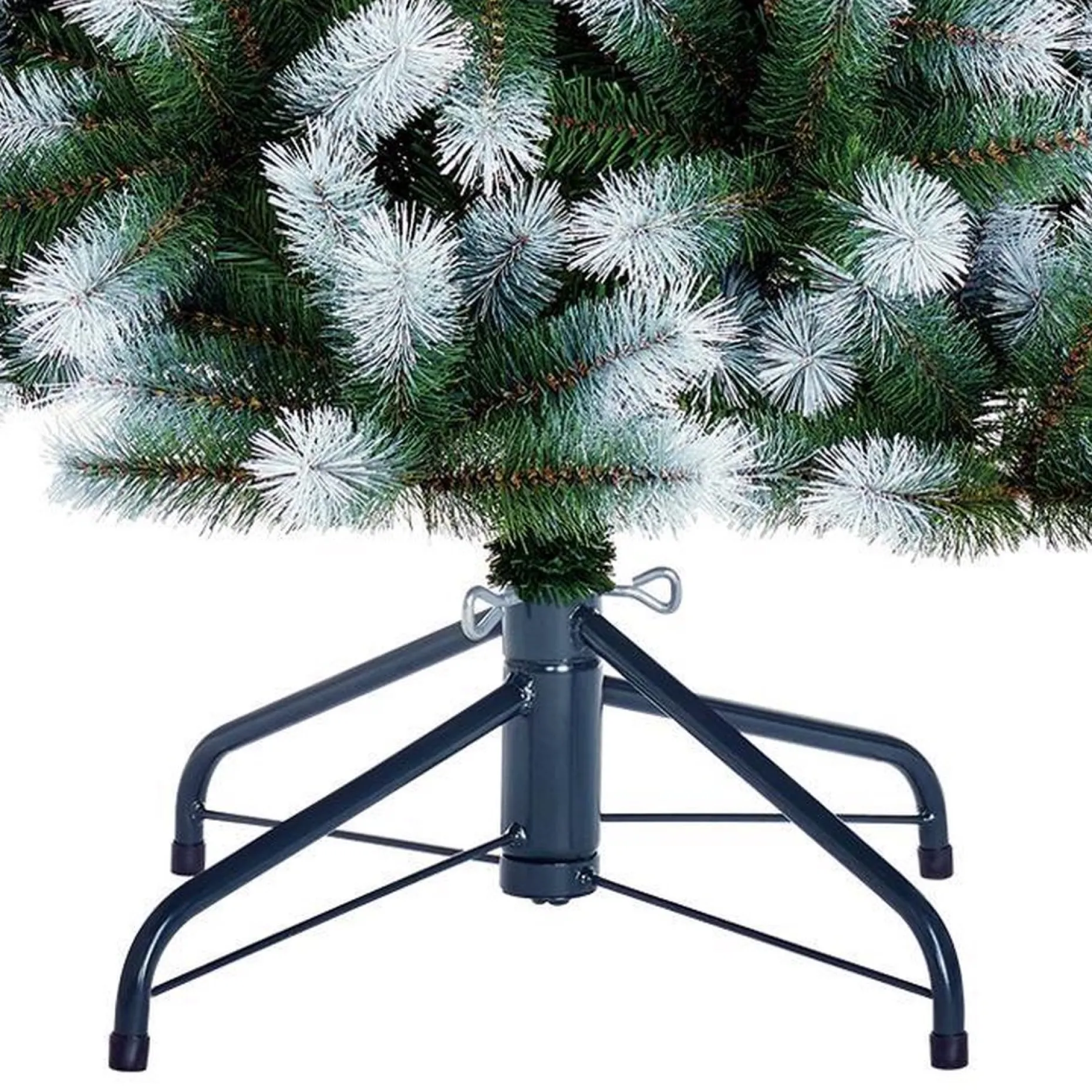 Black Box Kunstkerstbomen^ Trees Kingston Kunstkerstboom - H120 Cm - Frosted Green