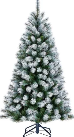Black Box Kunstkerstbomen^ Trees Kingston Kunstkerstboom - H120 Cm - Frosted Green