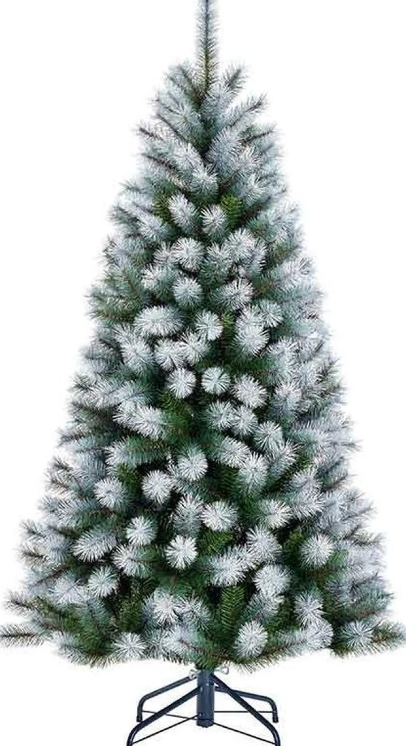 Black Box Kunstkerstbomen^ Trees Kingston Kunstkerstboom - H120 Cm - Frosted Green