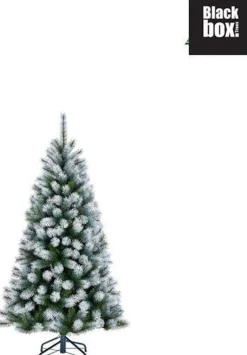 Black Box Kunstkerstbomen^ Trees Kingston Kunstkerstboom - H120 Cm - Frosted Green