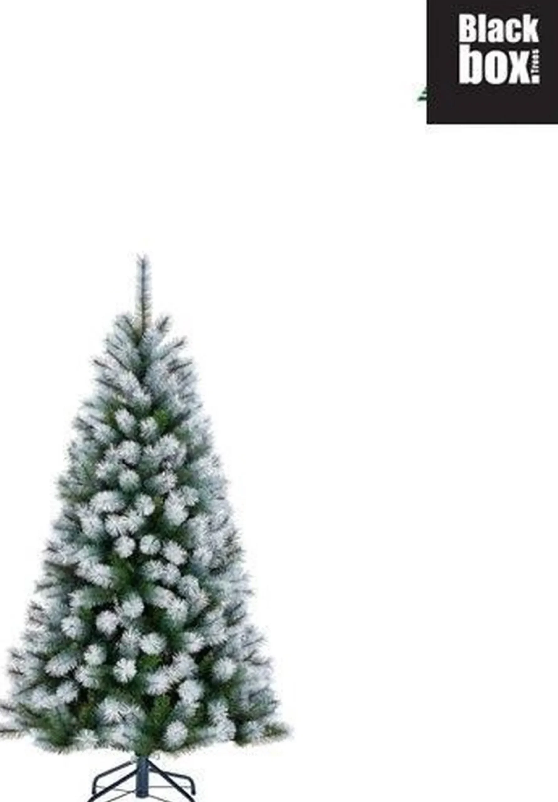 Black Box Kunstkerstbomen^ Trees Kingston Kunstkerstboom - H120 Cm - Frosted Green