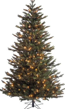 Black Box Kunstkerstbomen^ Trees Macallan Kunstkerstboom Met Led Verlichting - H215 Cm - Groen