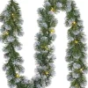 Black Box Trees Norton Guirlande Met Led Verlichting - L180 Cm - Frosted Green Flash Sale