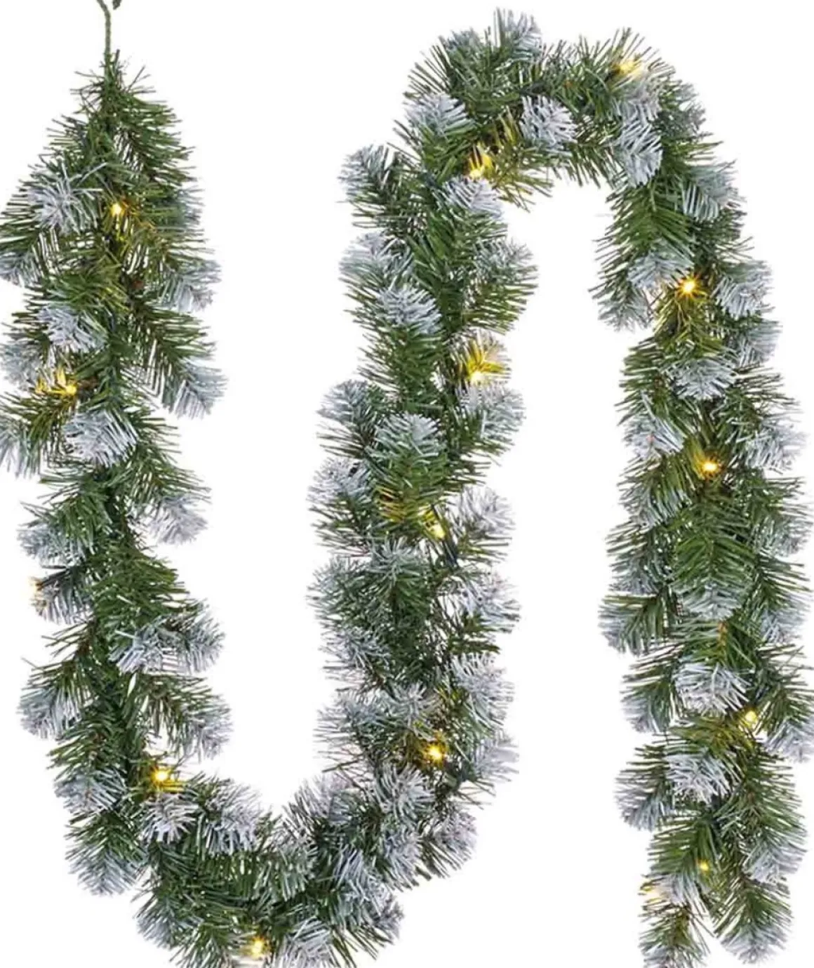Black Box Trees Norton Guirlande Met Led Verlichting - L180 Cm - Frosted Green Flash Sale