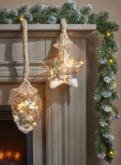 Black Box Trees Norton Guirlande Met Led Verlichting - L180 Cm - Frosted Green Flash Sale
