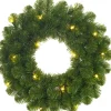 Black Box Trees Norton Kerstkrans Met Led Verlichting - O60 Cm - Groen Discount