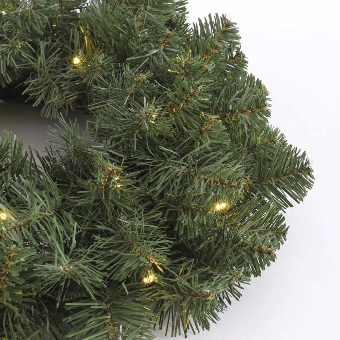 Black Box Trees Norton Kerstkrans Met Led Verlichting - O60 Cm - Groen Discount