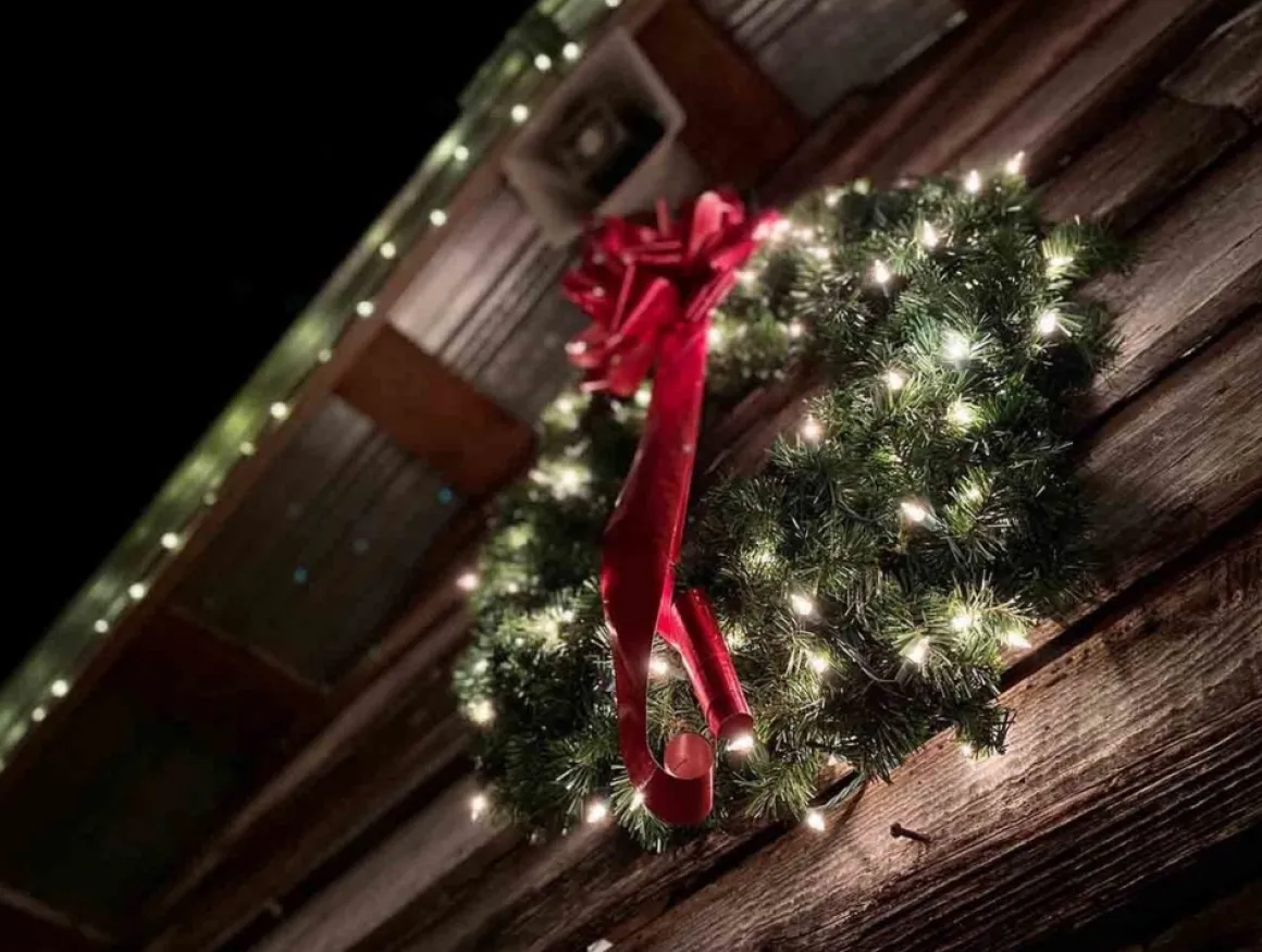 Black Box Trees Norton Kerstkrans Met Led Verlichting - O60 Cm - Groen Discount
