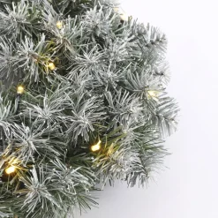 Black Box Trees Norton Kerstkrans Met Led Verlichting - O60 Cm - Frosted Green Fashion