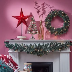 Black Box Trees - Norton Krans Groen Tips 126 - D60Cm - Kerstbomen Cheap