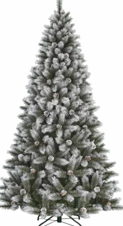 Black Box Kunstkerstbomen^ Trees Pittsfield Kunstkerstboom - 117X117X215 Cm - Pvc/Hardneedle - Groen