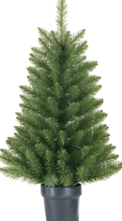 Black Box Kunstkerstbomen^ Trees Riverton Kunstkerstboom In Pot - H90 X O58 Cm - Groen