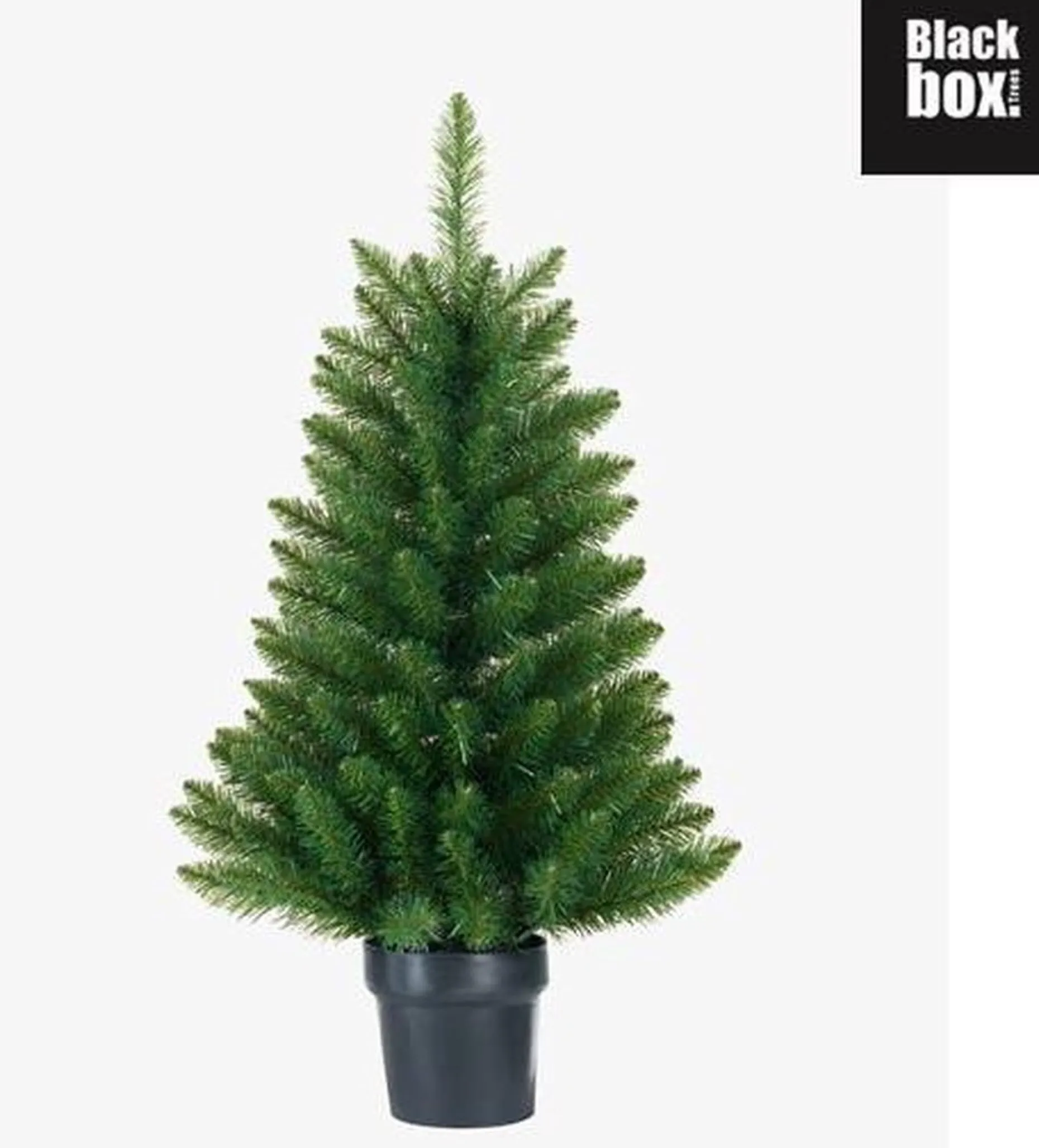 Black Box Kunstkerstbomen^ Trees Riverton Kunstkerstboom In Pot - H90 X O58 Cm - Groen