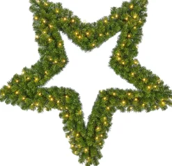 Black Box Trees - Ster Led Groen 72L Tips 280 - D91Cm - Kerstbomen (Europese Stekker ) Store