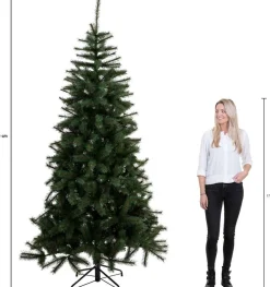 Black Box Kunstkerstbomen^ Trees - Tamarack Kerstboom Groen Tips 6113 - H260Xd150Cm- Kerstbomen