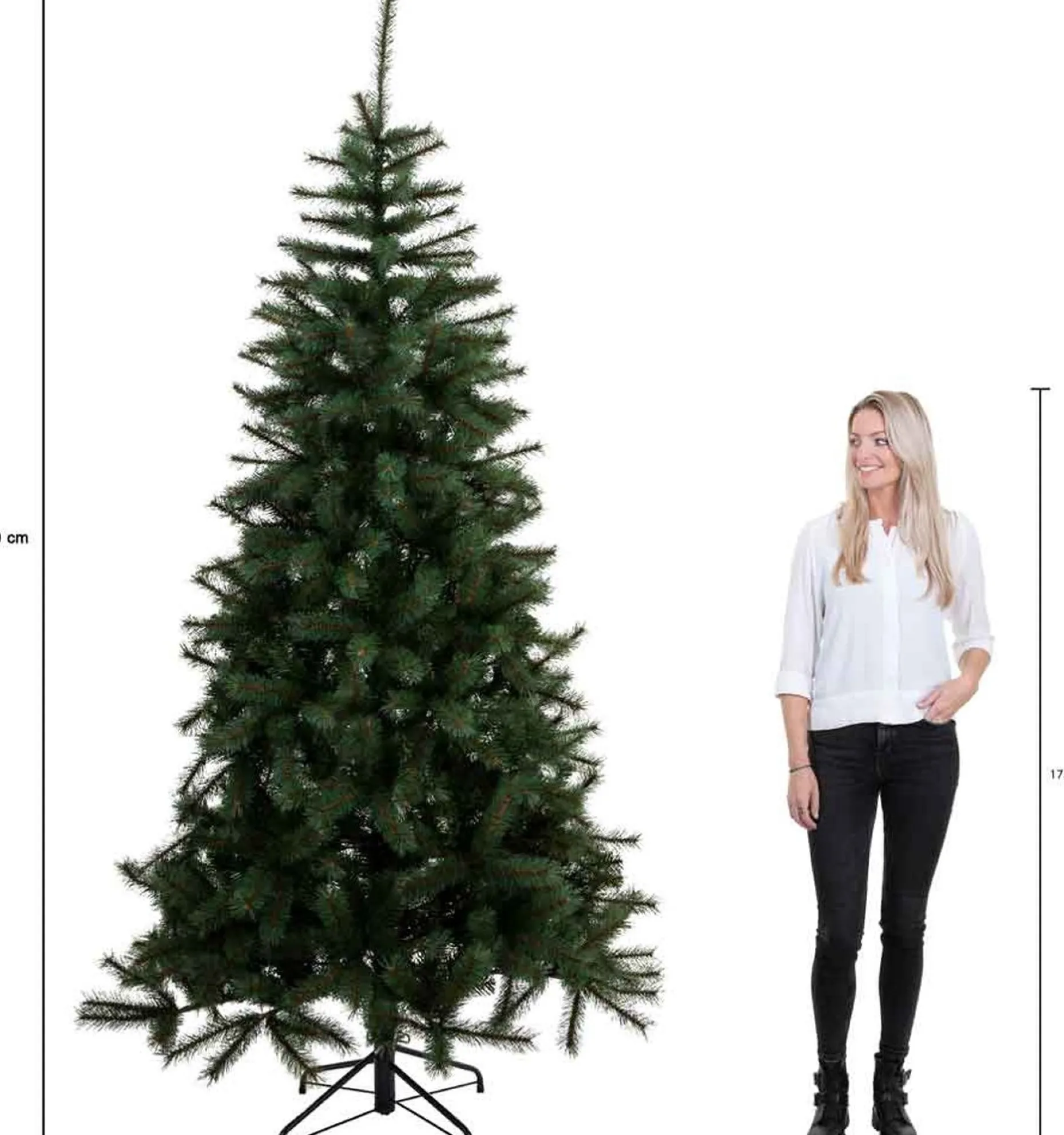 Black Box Kunstkerstbomen^ Trees - Tamarack Kerstboom Groen Tips 6113 - H260Xd150Cm- Kerstbomen