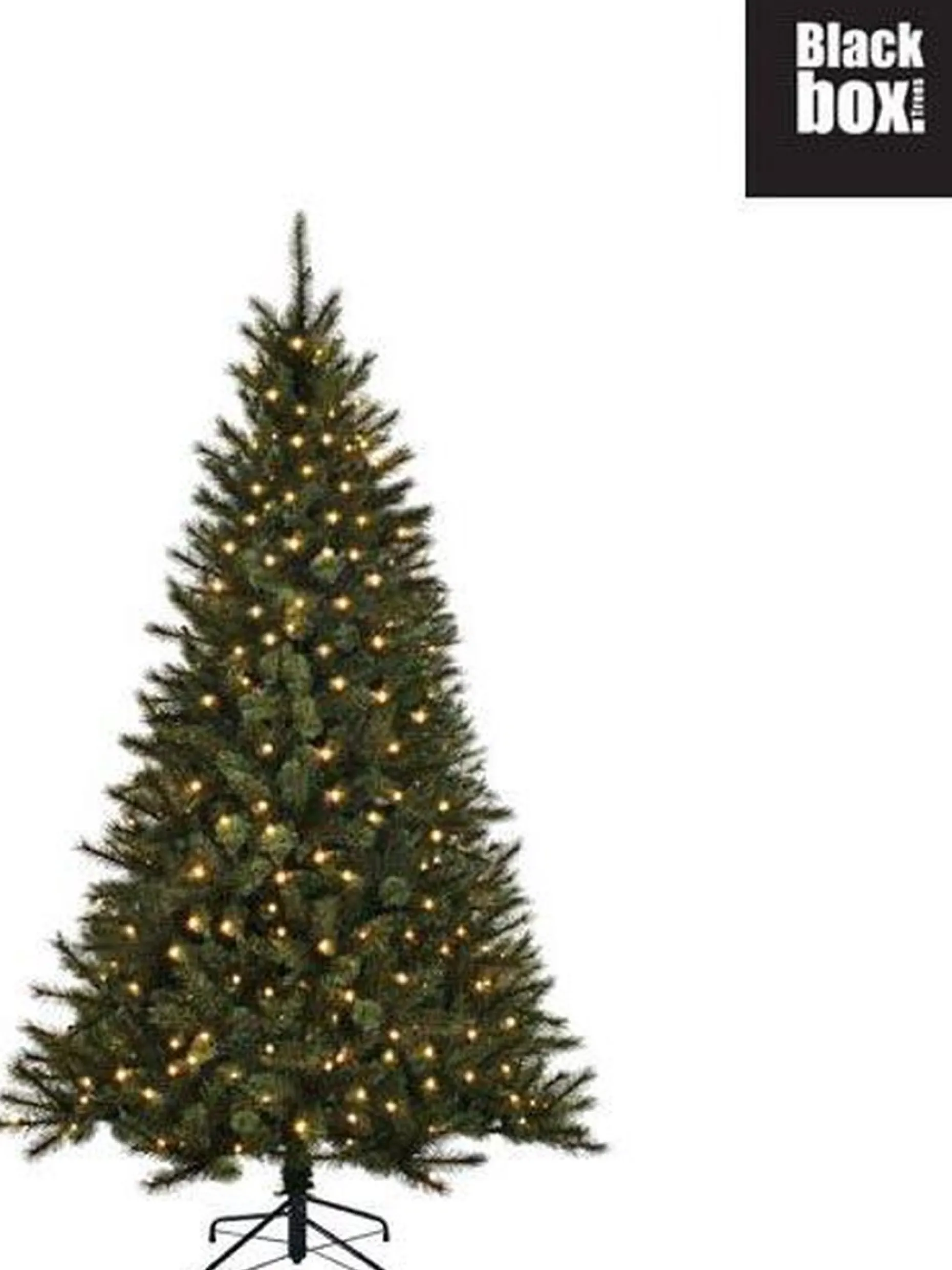 Black Box Kunstkerstbomen^ Trees Toronto Kunstkerstboom Met Led Verlichting - H185 Cm - Groen