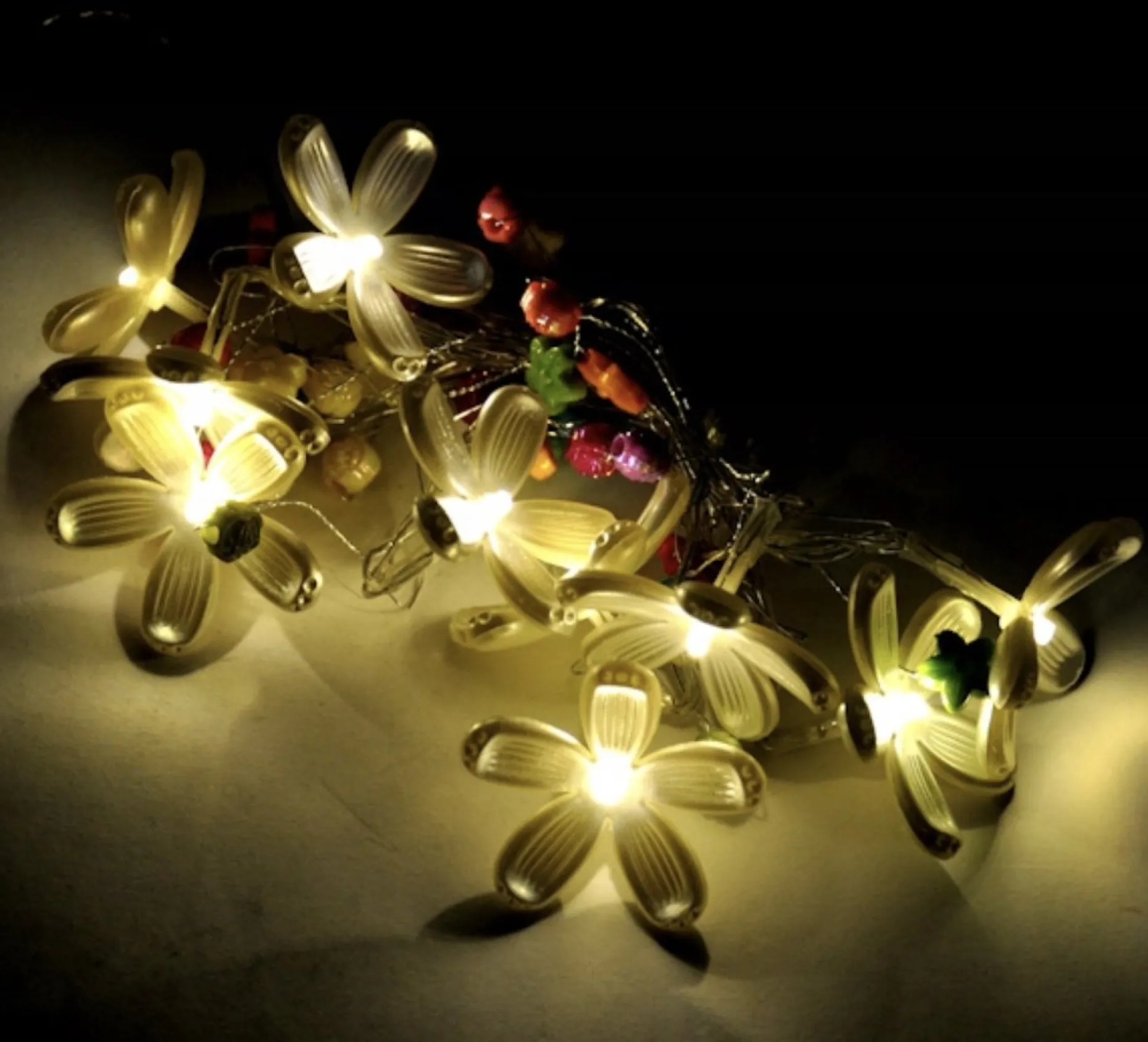 * Lichtslangen^Bloemen String Lights With Safari Multicolour 10X Led Licht (170Cm)