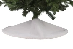 Merk onbekend Kerstboomstandaarden^Boomkleed Faux Rabbit Fur Creme D90 Cm Polyester