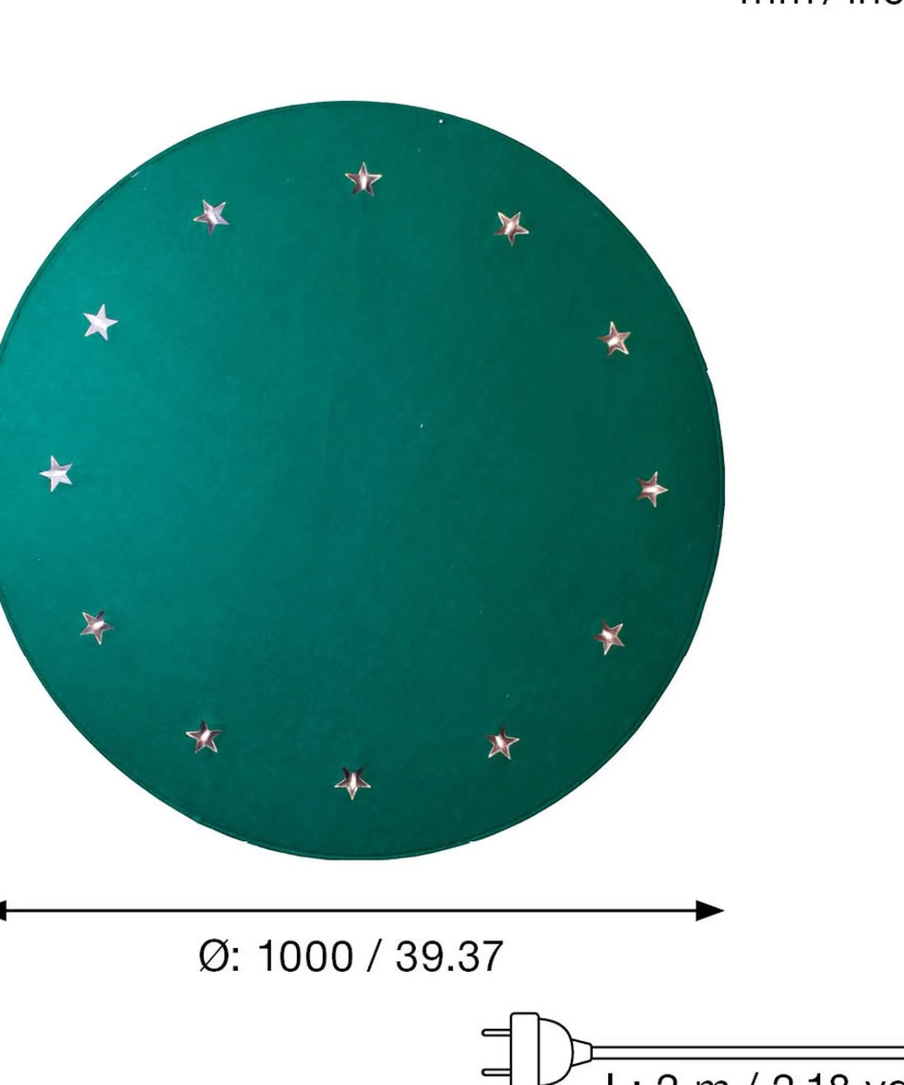 Star Trading Kerstboomstandaarden^Boomkleed Led - 100Cm Groen