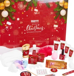 Brubaker Adventskalenders^ Cosmetics Beauty Advent Kalender 2023 - De Xxl Wellness Kerstkalender Voor Vrouwen En Meisjes - 24 X Lichaamsverzorging Producten & Spa Accessoires - Red