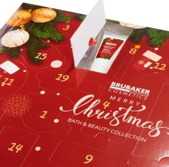 Brubaker Adventskalenders^ Cosmetics Beauty Advent Kalender 2023 - De Xxl Wellness Kerstkalender Voor Vrouwen En Meisjes - 24 X Lichaamsverzorging Producten & Spa Accessoires - Red