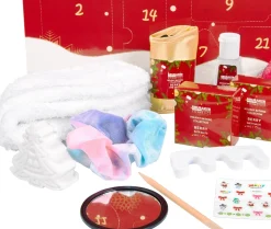 Brubaker Adventskalenders^ Cosmetics Beauty Advent Kalender 2023 - De Xxl Wellness Kerstkalender Voor Vrouwen En Meisjes - 24 X Lichaamsverzorging Producten & Spa Accessoires - Red