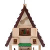 Brubaker Kerstpiramide Adventshaus 49 Cm - Kerststal Op 4 Etages - Kaarsenpiramide Met 4 Kaarshouders Van Metaal - Hout Natuur - Handgeschilderde Figuren Cheap