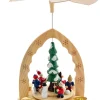 Brubaker 1-Verdieping Houten Kerstpiramide - 30 Cm - Kerstboom Met Winterlandschap Clearance