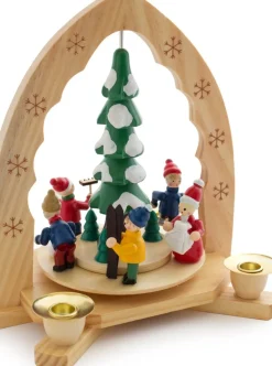 Brubaker 1-Verdieping Houten Kerstpiramide - 30 Cm - Kerstboom Met Winterlandschap Clearance