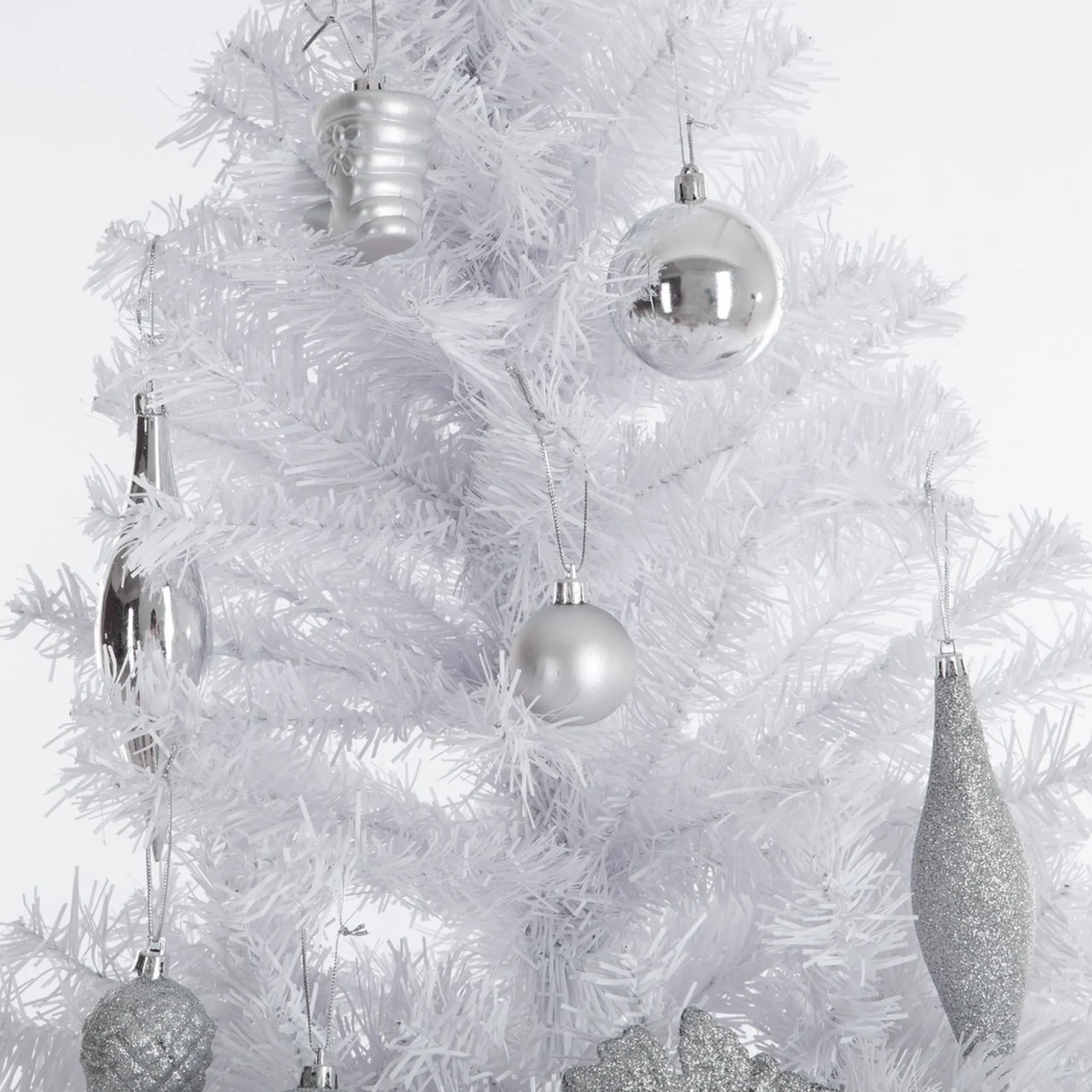 Casaria Kunstkerstbomen^ Kerstboom Pvc - Metalen Voet - 180 Cm