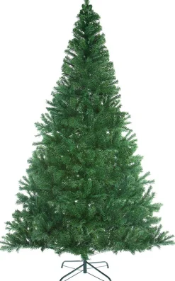 Casaria Kunstkerstbomen^ Kerstboom Pvc - Metalen Voet - 180 Cm Groen