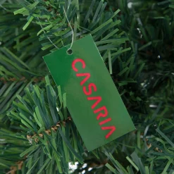 Casaria Kunstkerstbomen^ Kerstboom Pvc - Metalen Voet - 180 Cm Groen