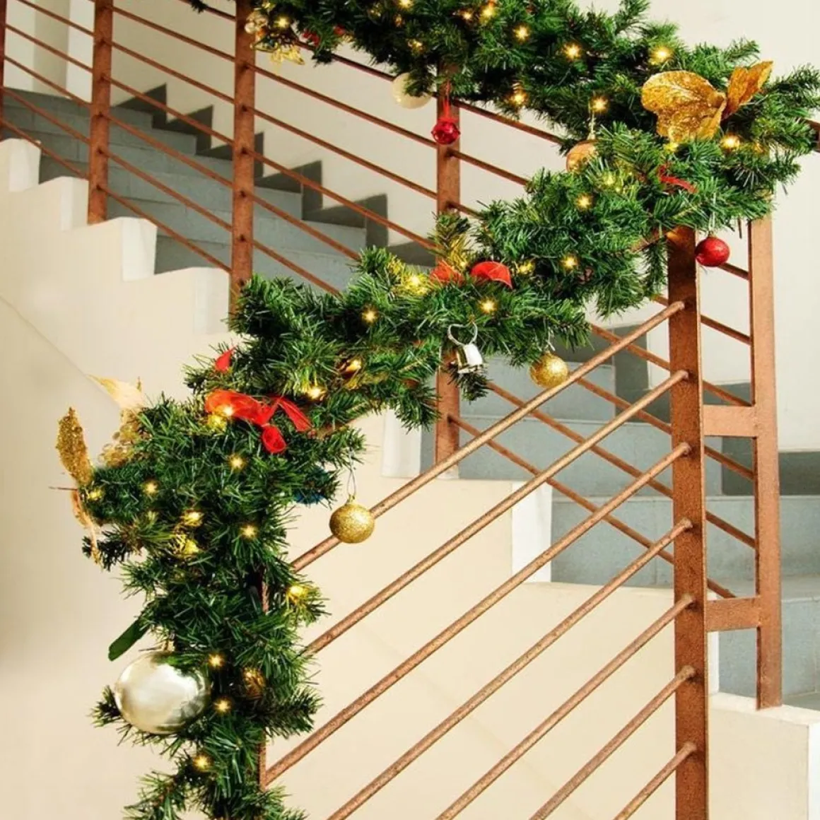 Casaria Kerstguirlande Met Verlichting - 10 M 160 Led's - Warmwit Cheap