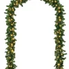 Casaria Kerstguirlande - 10 M Incl. 5 M Stroomkabel - 100 Led Fashion
