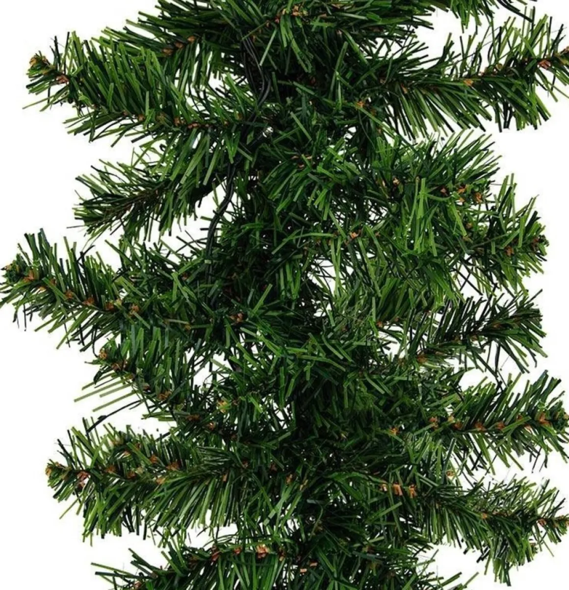 Casaria Kerstguirlande - 10 M Incl. 5 M Stroomkabel - 100 Led Fashion
