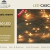 Anna's Collection Kerstlichtsnoeren^Cascade Draadverlichting Lichtsnoer Met 160 Lampjes Classic Warm Wit Met 8 Lichtdraden - Lichtsnoeren - Kerstverlichting