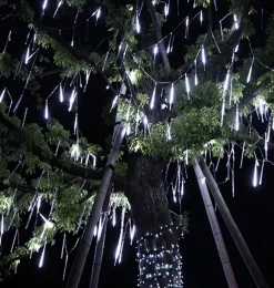 Merkloos Lichtgordijnen^Cb-Goods Meteor Ijspegels Lichtgordijn - Kerstverlichting - Tiktok - Kerst Licht Gordijn - Kerstmis - Kerstboom Verlichting