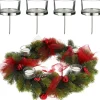 CEPEWA Cepawa Kaarsenhouders/Waxinelichthouders - 4 Stuks - Zilver Voor In Een Kerststukje Best Sale
